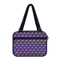 Purple Cow Pattern Print Double Strap Bible Bag