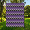 Purple Cow Pattern Print Garden Flag