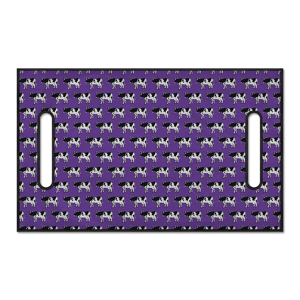 Purple Cow Pattern Print Golf Cart Seat Cover