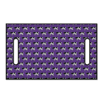 Purple Cow Pattern Print Golf Cart Seat Cover
