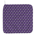 Purple Cow Pattern Print Hand Towel