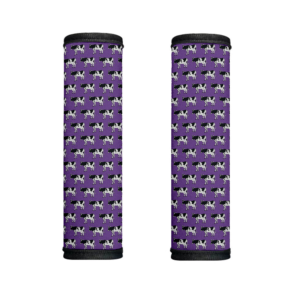 Purple Cow Pattern Print Handle Covers