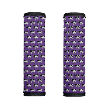 Purple Cow Pattern Print Handle Covers