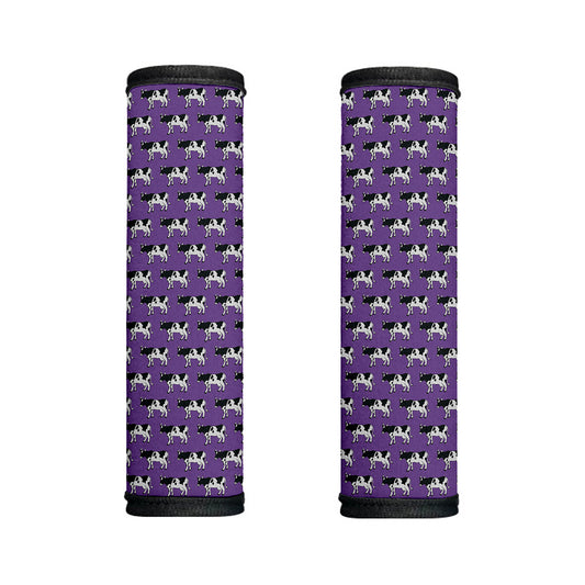 Purple Cow Pattern Print Handle Covers