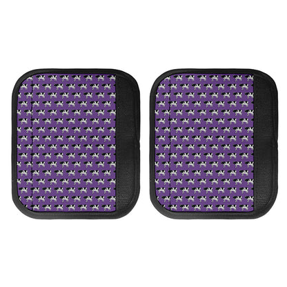 Purple Cow Pattern Print Handle Covers