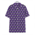 Purple Cow Pattern Print Hawaiian Shirt