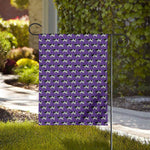 Purple Cow Pattern Print House Flag