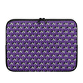 Purple Cow Pattern Print Laptop Sleeve