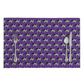 Purple Cow Pattern Print Placemat