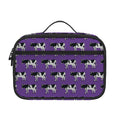 Purple Cow Pattern Print Portable Lunch Bag