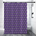 Purple Cow Pattern Print Premium Shower Curtain