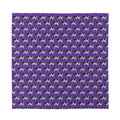 Purple Cow Pattern Print Silk Bandana