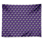 Purple Cow Pattern Print Tapestry