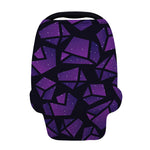 Purple Crystal Cosmic Galaxy Space Print Baby Seat Cover