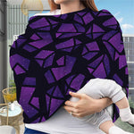 Purple Crystal Cosmic Galaxy Space Print Baby Seat Cover