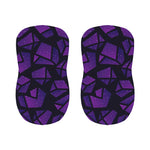 Purple Crystal Cosmic Galaxy Space Print Bar Stool Covers