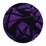 Purple Crystal Cosmic Galaxy Space Print Basketball