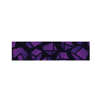 Purple Crystal Cosmic Galaxy Space Print Bed Runner