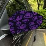 Purple Crystal Cosmic Galaxy Space Print Car Side Mirror Covers