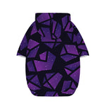 Purple Crystal Cosmic Galaxy Space Print Dog Zip Up Hoodie