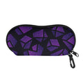 Purple Crystal Cosmic Galaxy Space Print Glasses Case