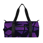 Purple Crystal Cosmic Galaxy Space Print Gym Bag