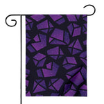 Purple Crystal Cosmic Galaxy Space Print House Flag