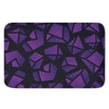Purple Crystal Cosmic Galaxy Space Print Indoor Door Mat