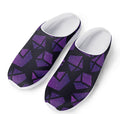Purple Crystal Cosmic Galaxy Space Print Mesh Casual Shoes