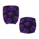 Purple Crystal Cosmic Galaxy Space Print Office Chair Cover