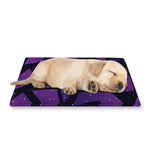 Purple Crystal Cosmic Galaxy Space Print Pet Cooling Mat Cover