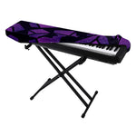 Purple Crystal Cosmic Galaxy Space Print Piano Keyboard Cover