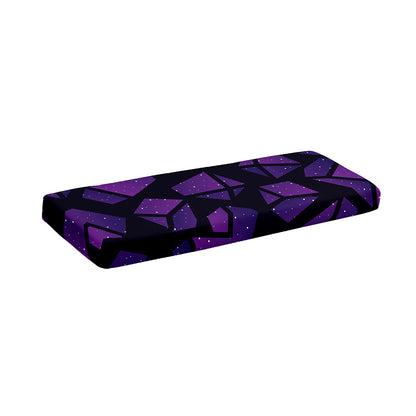 Purple Crystal Cosmic Galaxy Space Print Piano Keyboard Cover