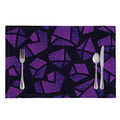 Purple Crystal Cosmic Galaxy Space Print Placemat
