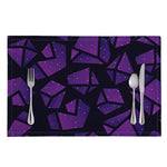 Purple Crystal Cosmic Galaxy Space Print Placemat