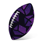 Purple Crystal Cosmic Galaxy Space Print Rugby Ball