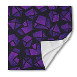 Purple Crystal Cosmic Galaxy Space Print Silk Bandana