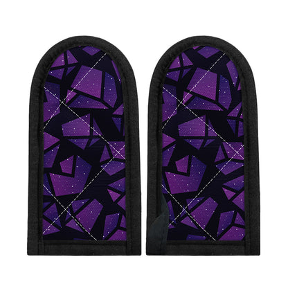 Purple Crystal Cosmic Galaxy Space Print Skillet Handle Cover