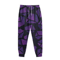 Purple Crystal Cosmic Galaxy Space Print Sweatpants