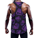 Purple Crystal Cosmic Galaxy Space Print Training Tank Top