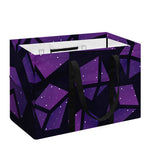 Purple Crystal Cosmic Galaxy Space Print Utility Tote Bag