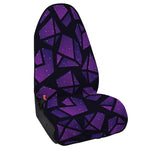 Purple Crystal Cosmic Galaxy Space Print Waterproof Car Seat Cover