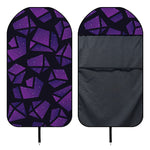 Purple Crystal Cosmic Galaxy Space Print Waterproof Car Seat Cover