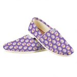Purple Cupcake Pattern Print Casual Shoes