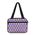 Purple Cupcake Pattern Print Double Strap Bible Bag