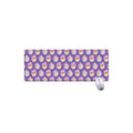 Purple Cupcake Pattern Print Extended Mouse Pad
