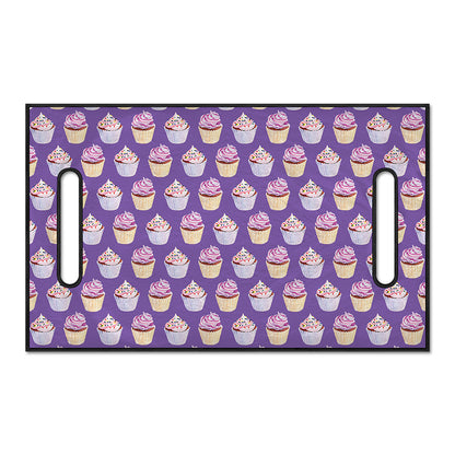 Purple Cupcake Pattern Print Golf Cart Seat Cover