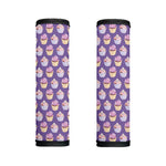 Purple Cupcake Pattern Print Handle Covers