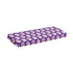 Purple Cupcake Pattern Print Piano Keyboard Cover