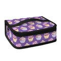 Purple Cupcake Pattern Print Small Lunch Bag